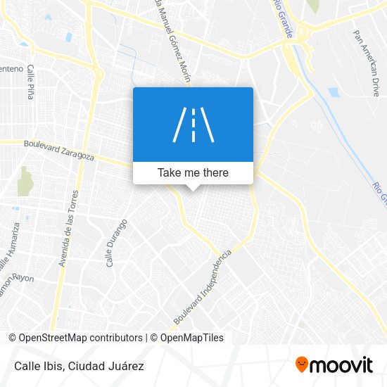 Mapa de Calle Ibis