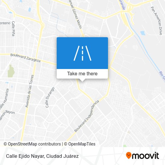 Mapa de Calle Ejido Nayar