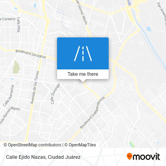 Calle Ejido Nazas map