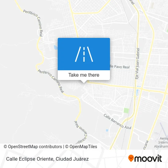 Mapa de Calle Eclipse Oriente