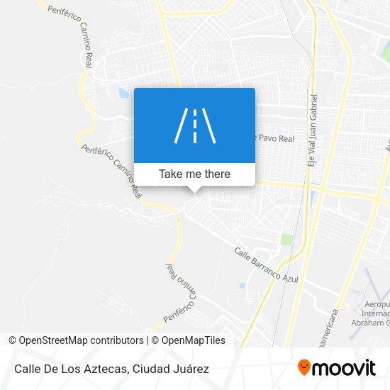 Calle De Los Aztecas map