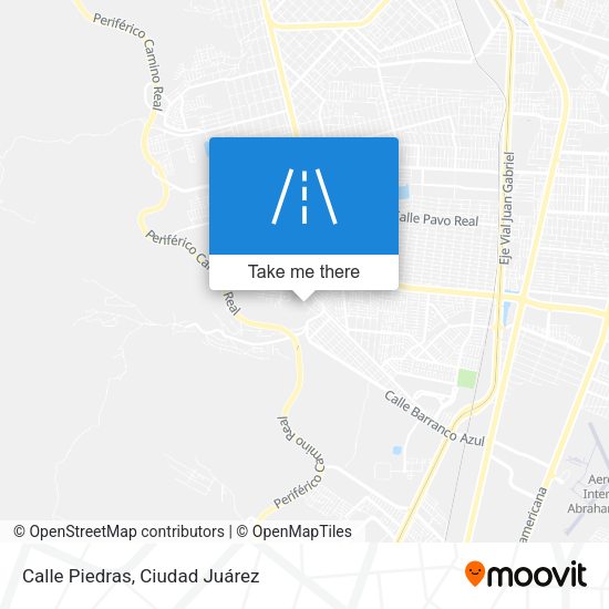 Mapa de Calle Piedras