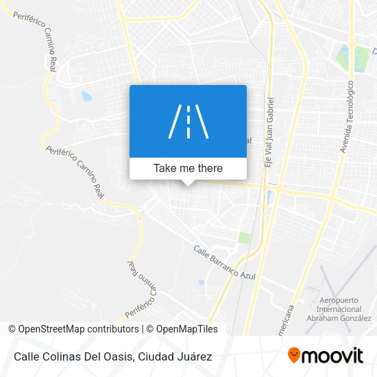Mapa de Calle Colinas Del Oasis
