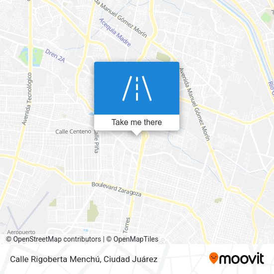 Calle Rigoberta Menchú map