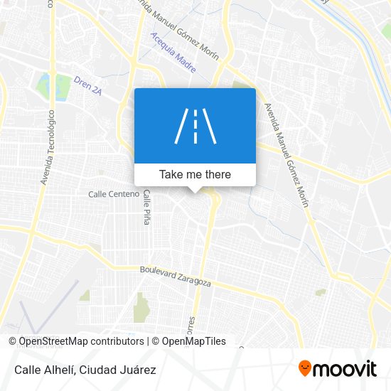 Mapa de Calle Alhelí