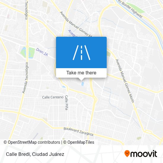 Calle Bredi map