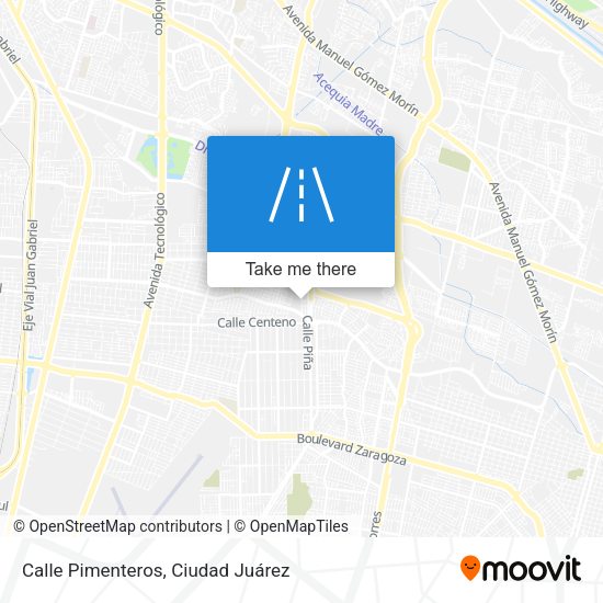 Calle Pimenteros map
