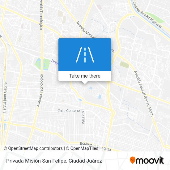Mapa de Privada Misión San Felipe