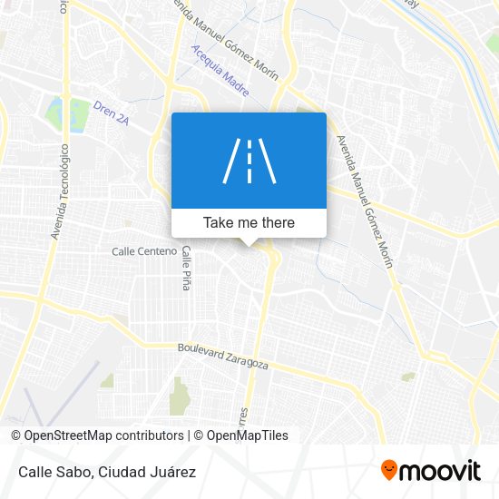 Mapa de Calle Sabo