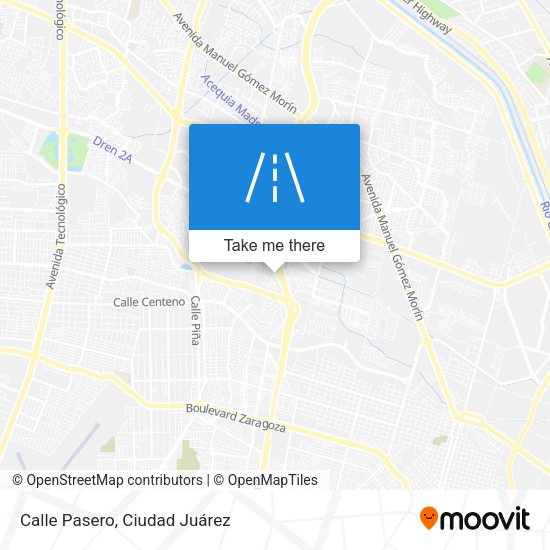 Mapa de Calle Pasero
