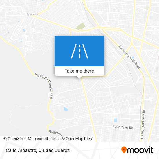 Calle Albastro map