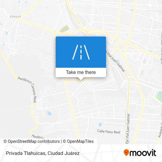 Mapa de Privada Tlahuicas