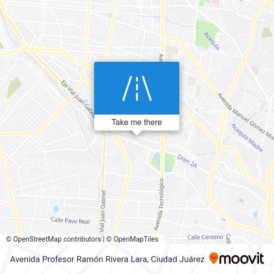 Avenida Profesor Ramón Rivera Lara map