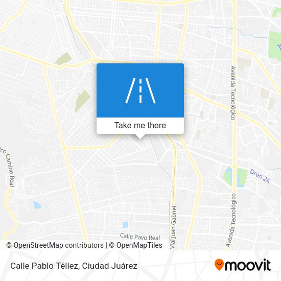Mapa de Calle Pablo Téllez