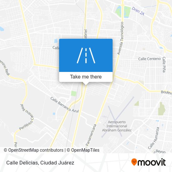 Calle Delicias map
