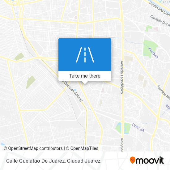 Calle Guelatao De Juárez map