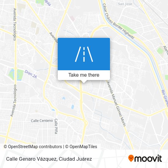 Calle Genaro Vázquez map