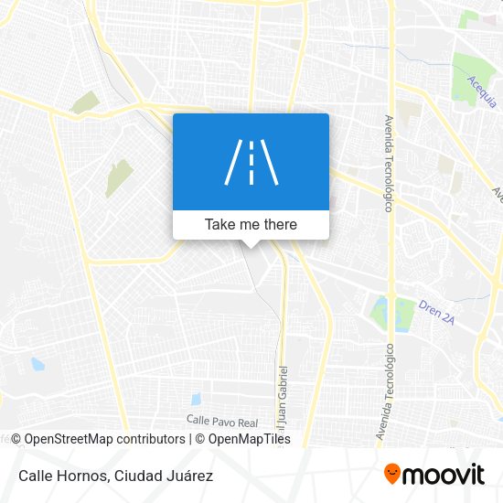 Mapa de Calle Hornos