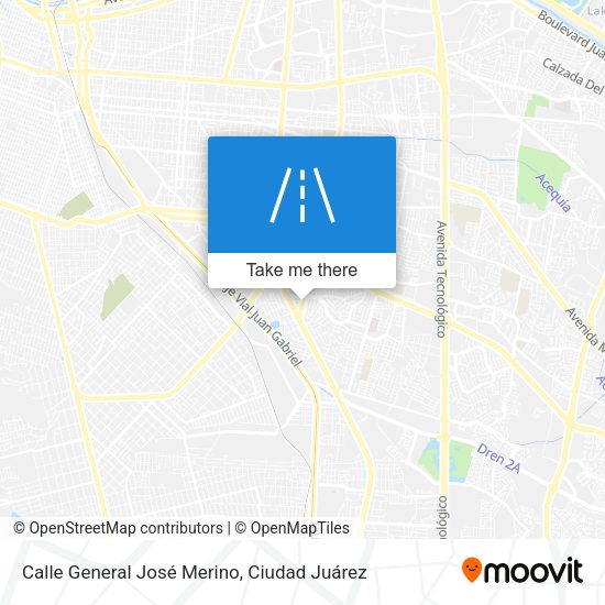 Calle General José Merino map