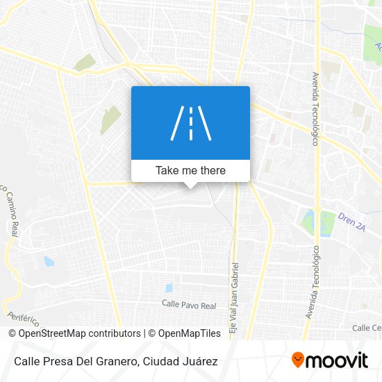 Mapa de Calle Presa Del Granero
