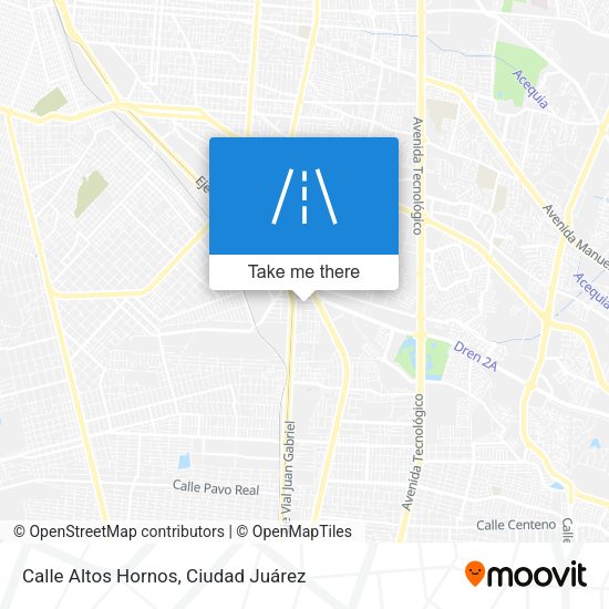 Mapa de Calle Altos Hornos