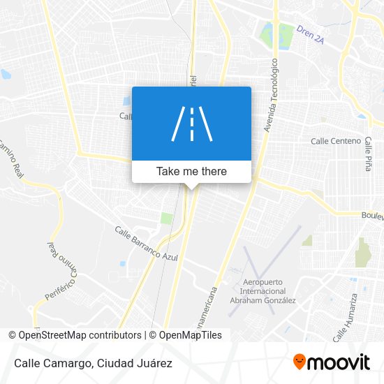 Calle Camargo map