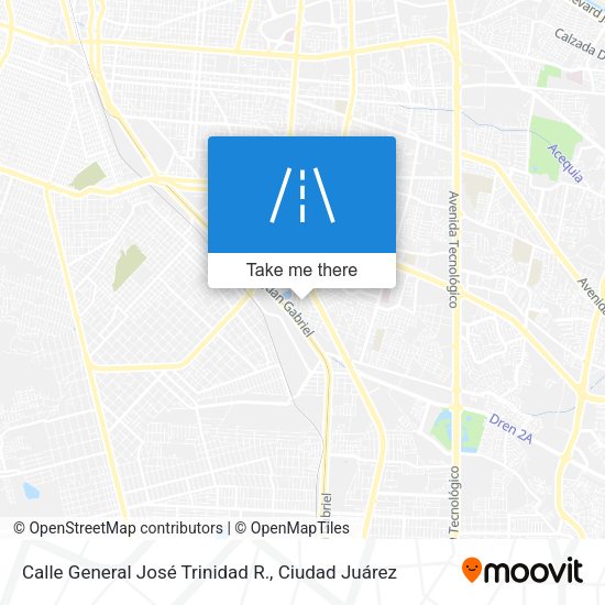 Calle General José Trinidad R. map