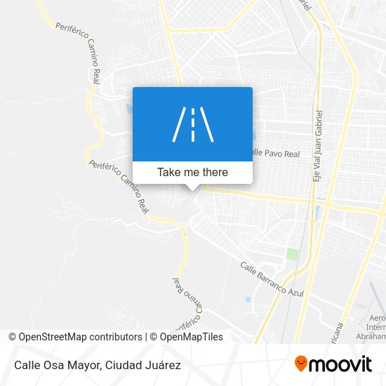 Calle Osa Mayor map
