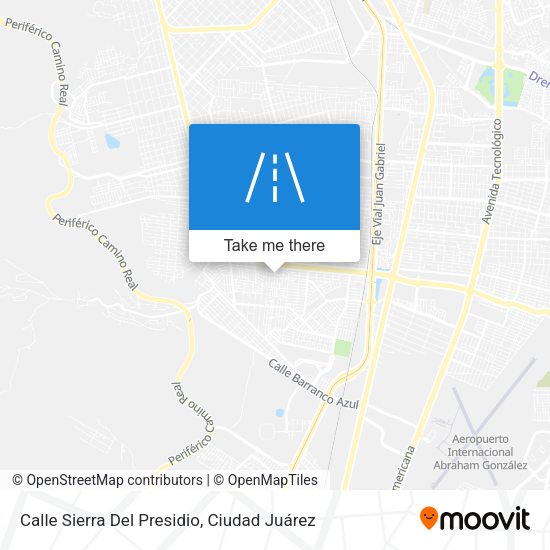 Mapa de Calle Sierra Del Presidio