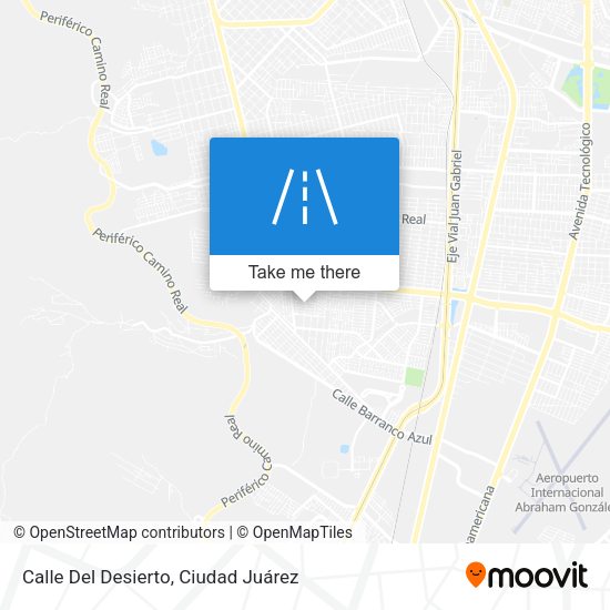 Mapa de Calle Del Desierto