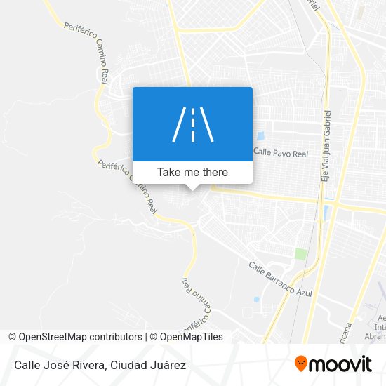 Calle José Rivera map
