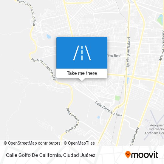 Calle Golfo De California map