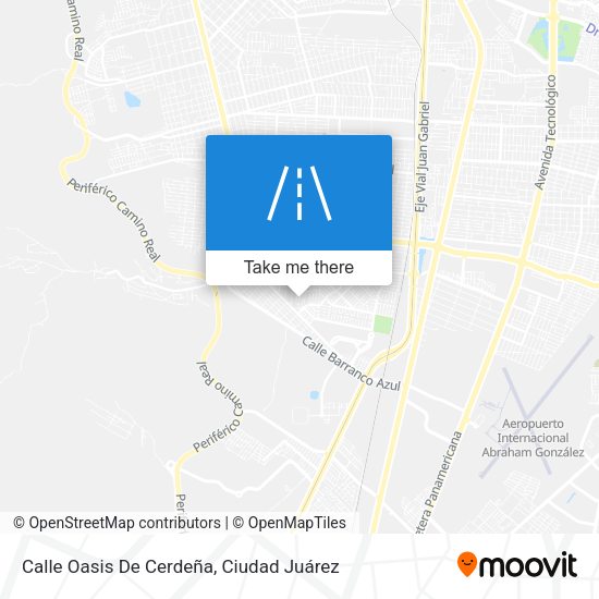 Calle Oasis De Cerdeña map