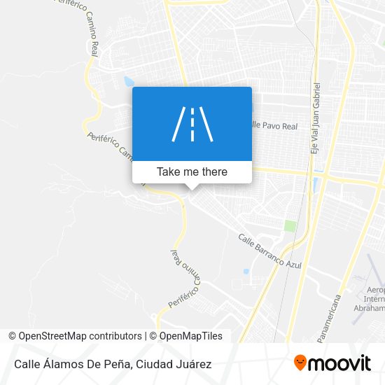 Mapa de Calle Álamos De Peña