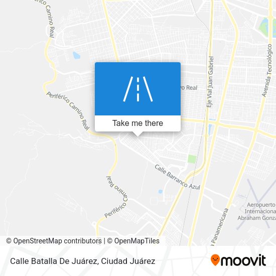 Calle Batalla De Juárez map