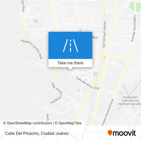 Calle Del Picacho map