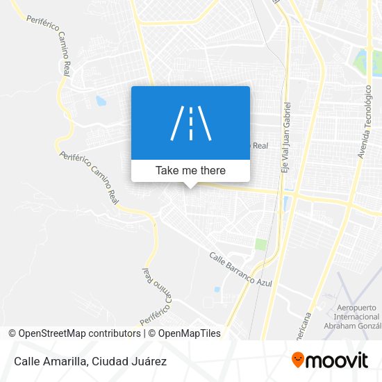 Mapa de Calle Amarilla