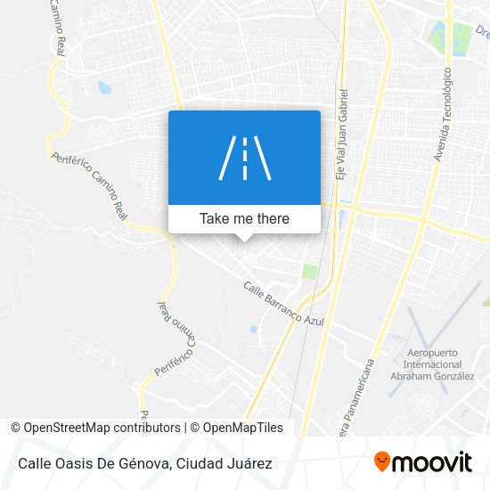 Calle Oasis De Génova map