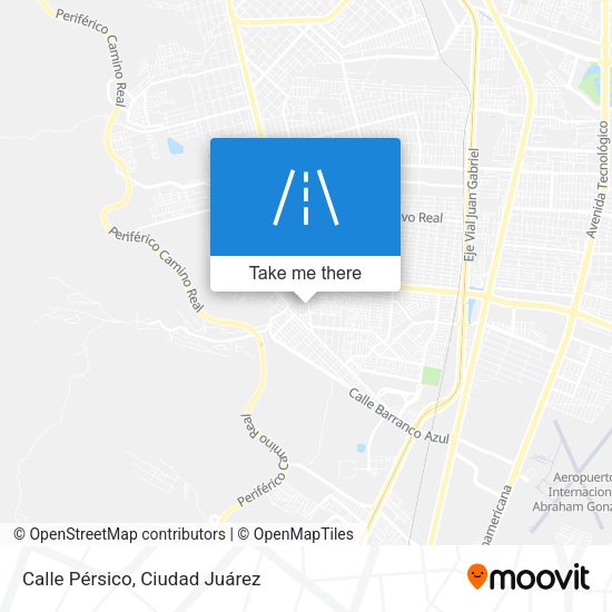 Calle Pérsico map