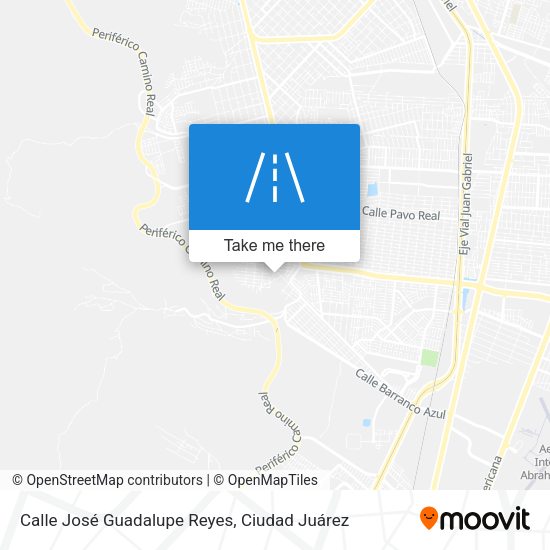 Calle José Guadalupe Reyes map