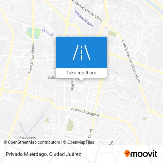 Mapa de Privada Muérdago