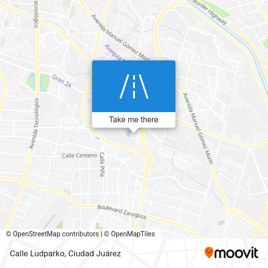 Mapa de Calle Ludparko