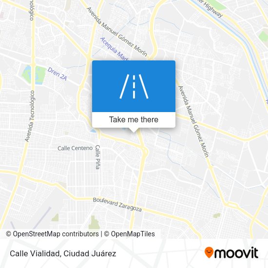 Calle Vialidad map