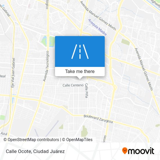 Calle Ocote map