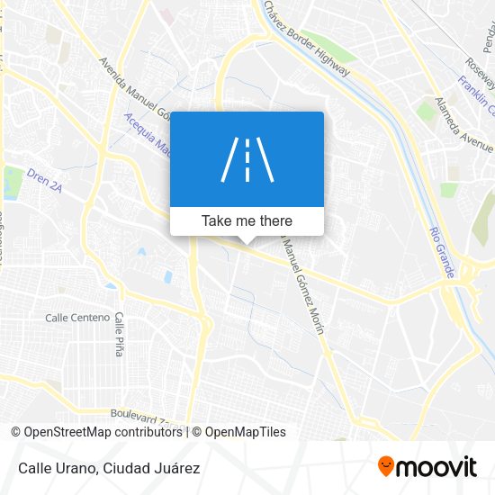 Mapa de Calle Urano