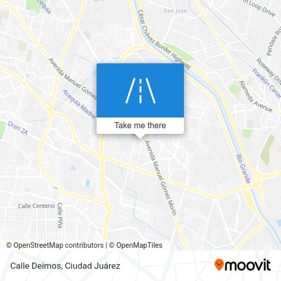 Mapa de Calle Deimos