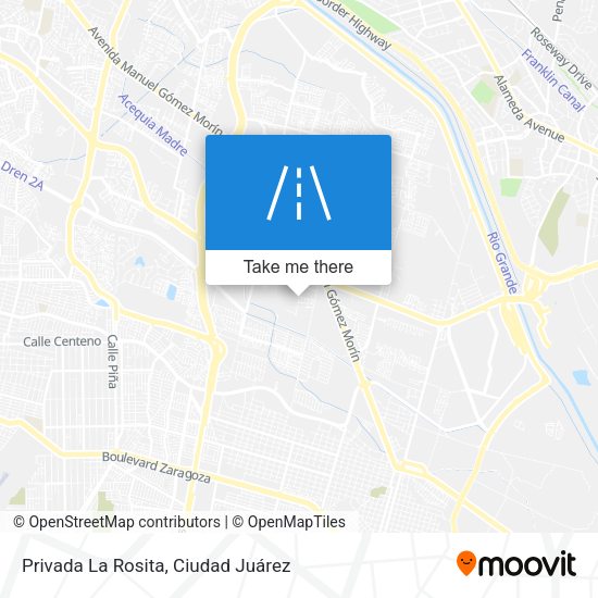Privada La Rosita map