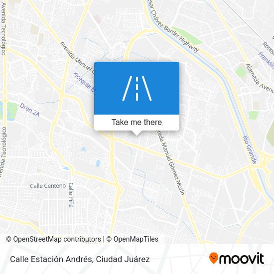 Mapa de Calle Estación Andrés