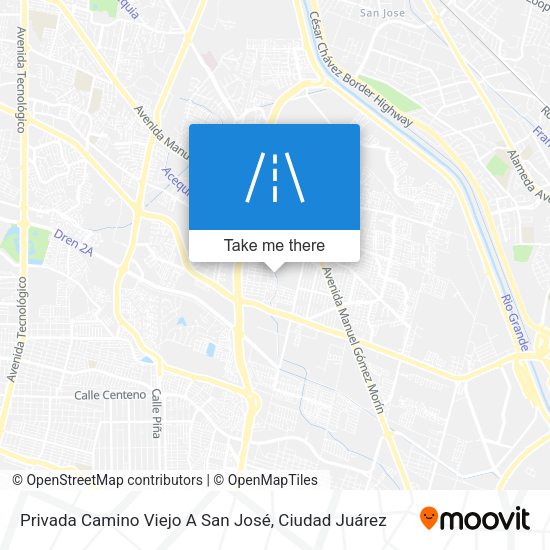 Privada Camino Viejo A San José map