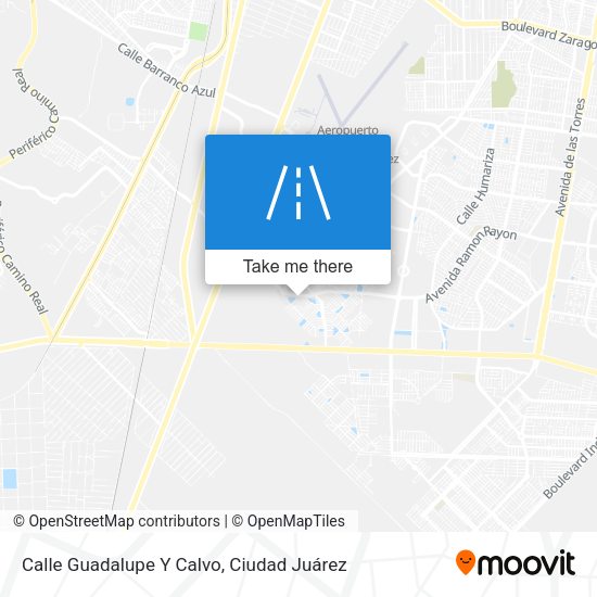 Calle Guadalupe Y Calvo map